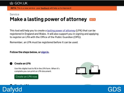 Make a lasting power of attorney