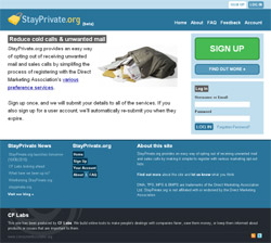 Stay Private website